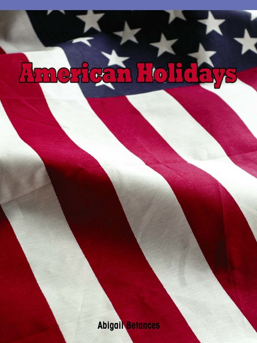 Cover of American Holidays